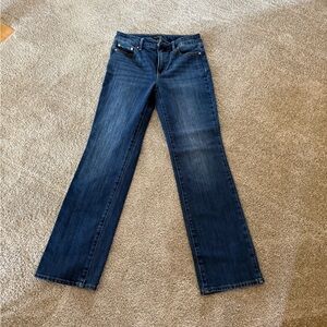Talbots Blue Boot Cut Jeans with Classic Style